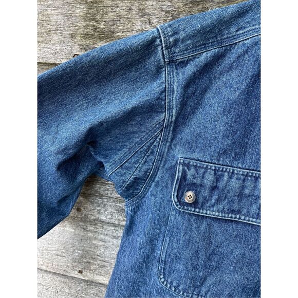 Vintage Duluth Trading Co. size L heavy 100% cotton made in Hong Kong. - Picture 3 of 10